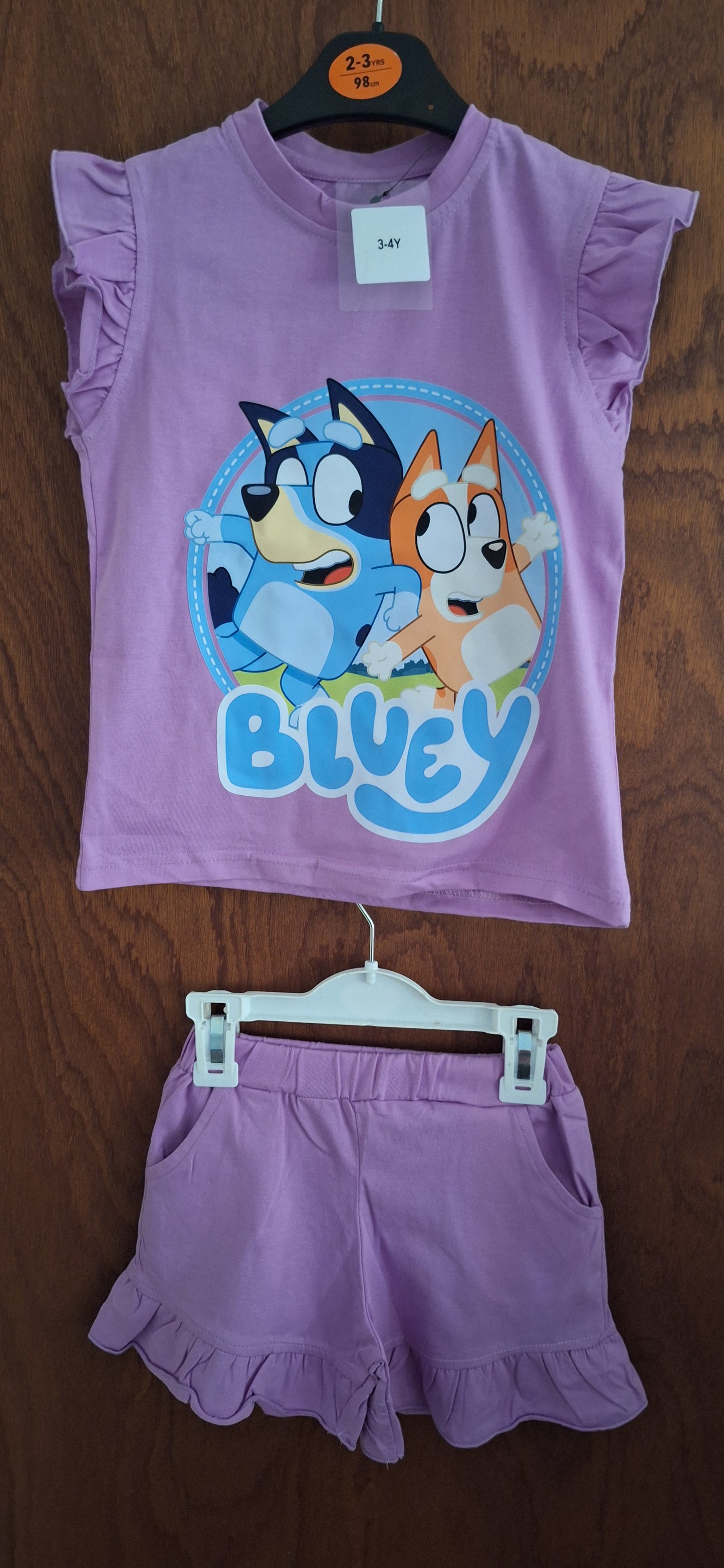 children t-shirt and short set
